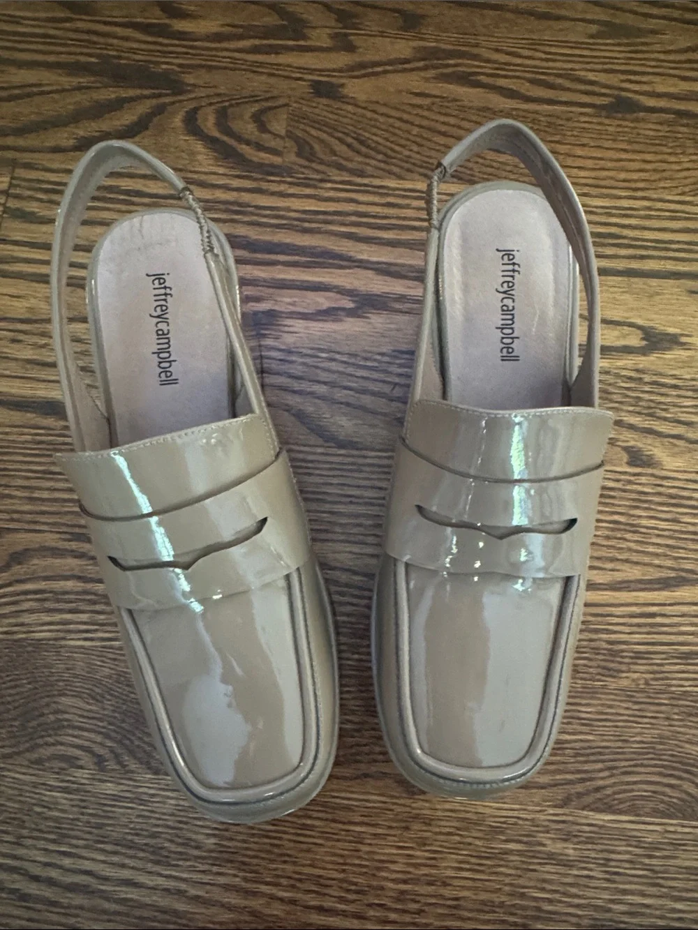 Jeffrey Campbell Walden Slingback Platform Loafer Pumps. New. Size 8.